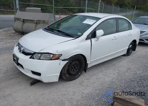 2010 Honda Civic Lx from USA, damaged, VIN 2HGFA1F58AH501541